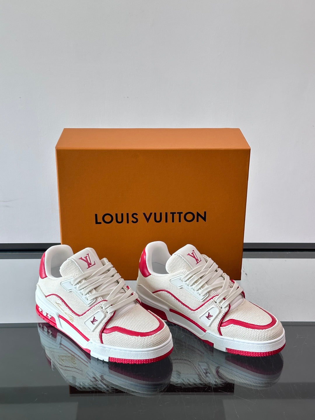 Кеди Louis Vuitton LV Trainer з натуральної шкіри