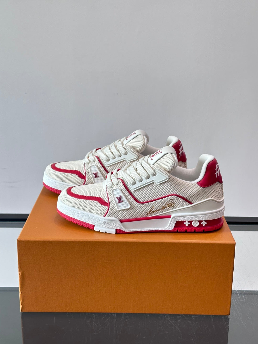 Кеди Louis Vuitton LV Trainer з натуральної шкіри