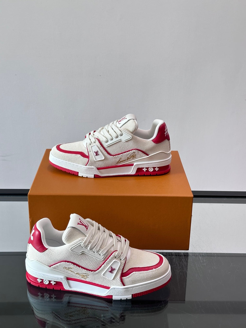 Кеди Louis Vuitton LV Trainer з натуральної шкіри