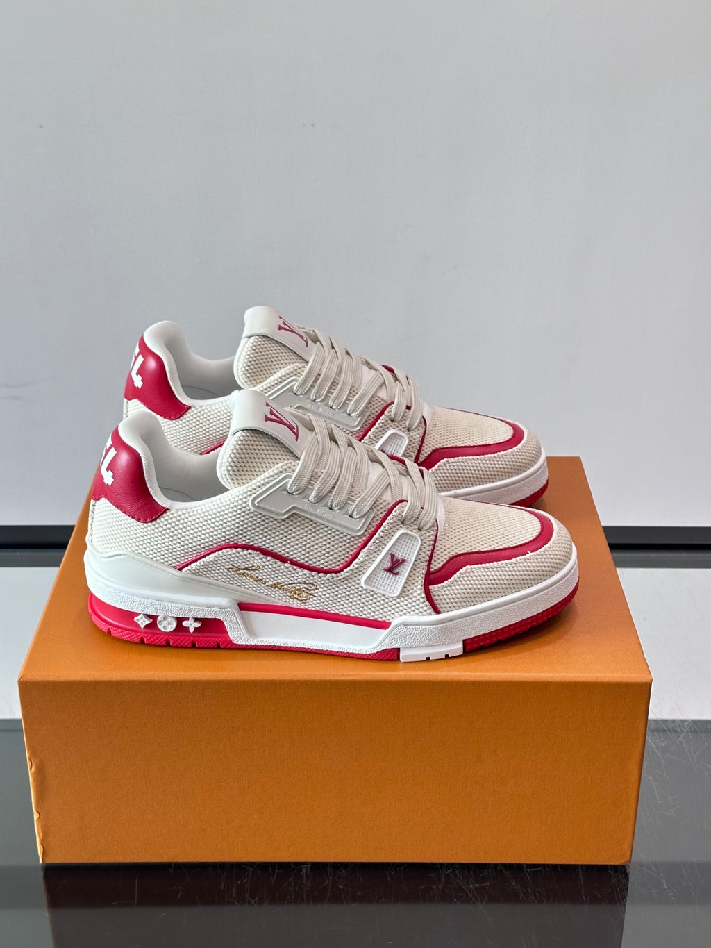 Кеди Louis Vuitton LV Trainer з натуральної шкіри