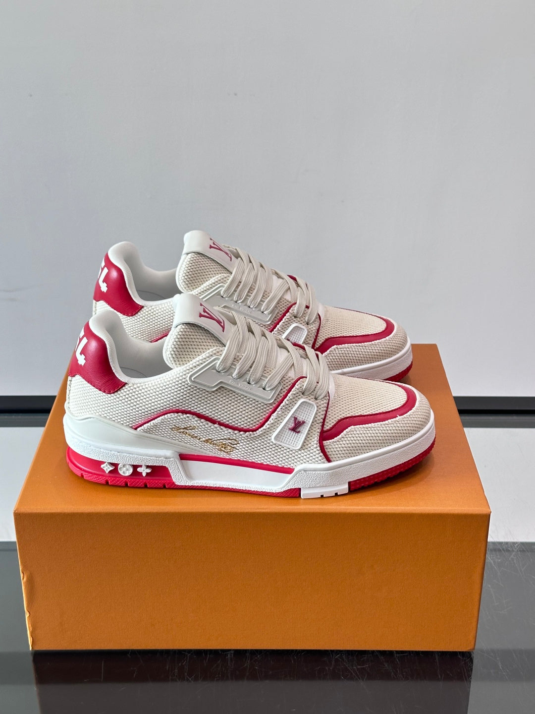 Кеди Louis Vuitton LV Trainer з натуральної шкіри