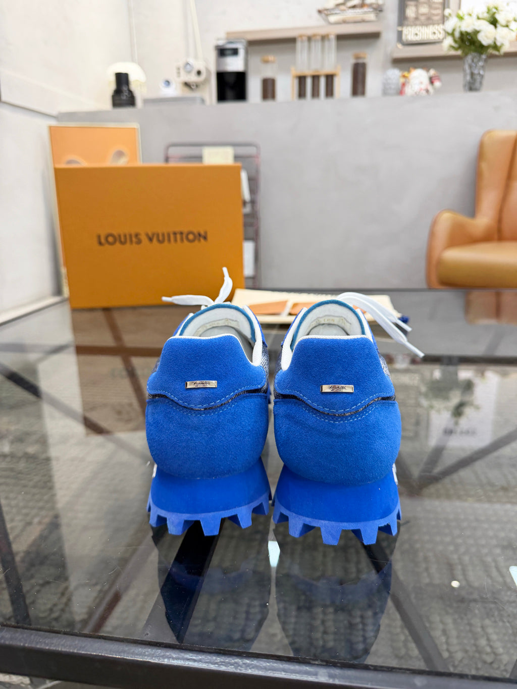 Повсякденні туфлі з натуральної замші та текстилю Louis Vuitton