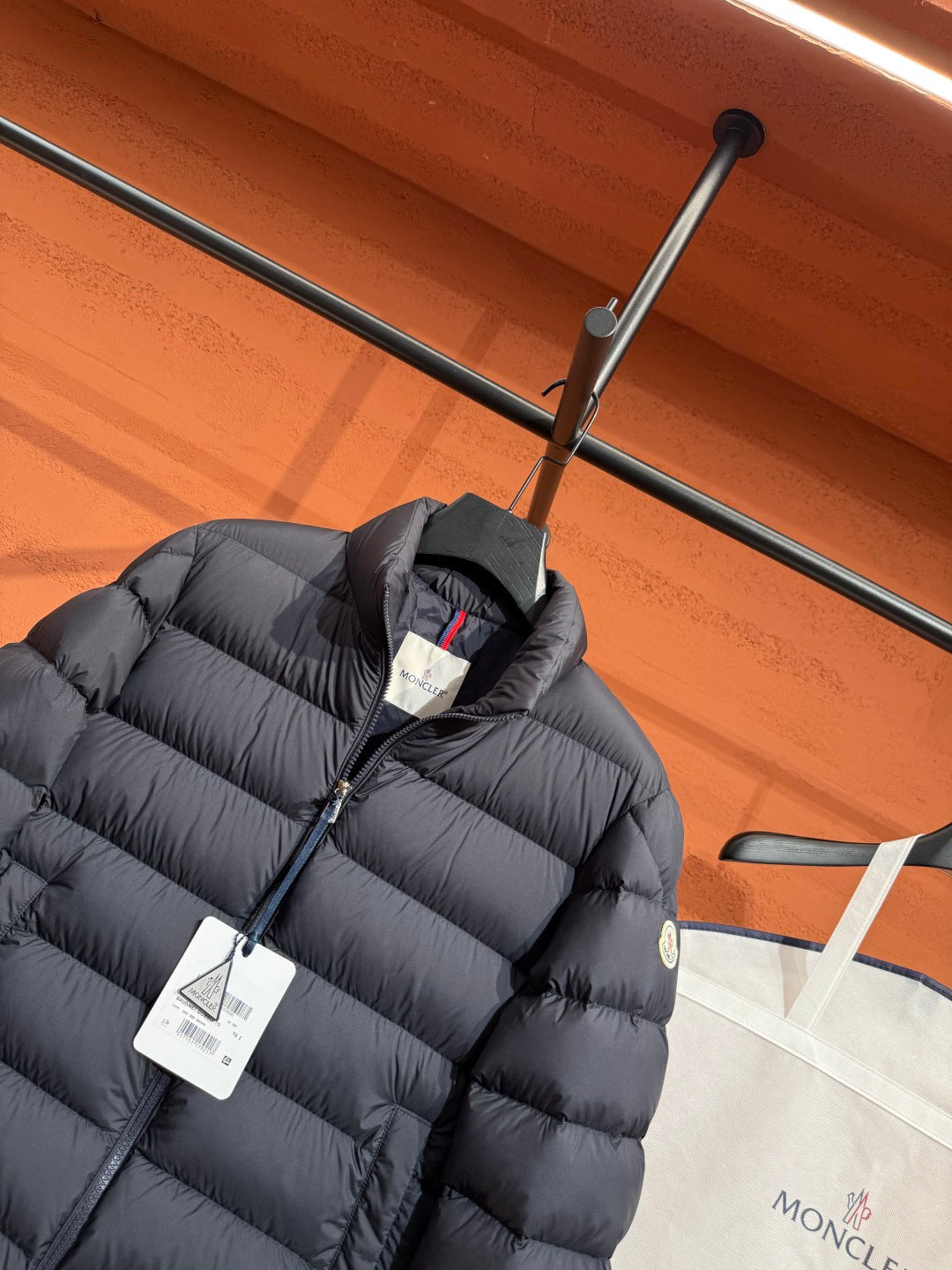 Пухова куртка Moncler, графітова — фото 7