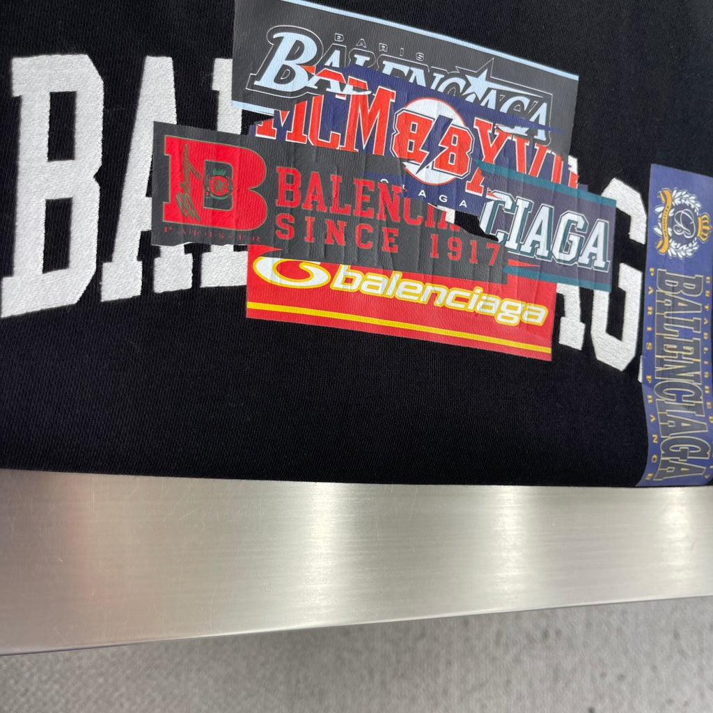 Бавовняне худі Balenciaga Bumper Stickers — фото 5
