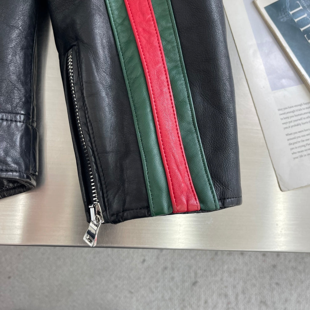 Шкіряна куртка Gucci — фото 6