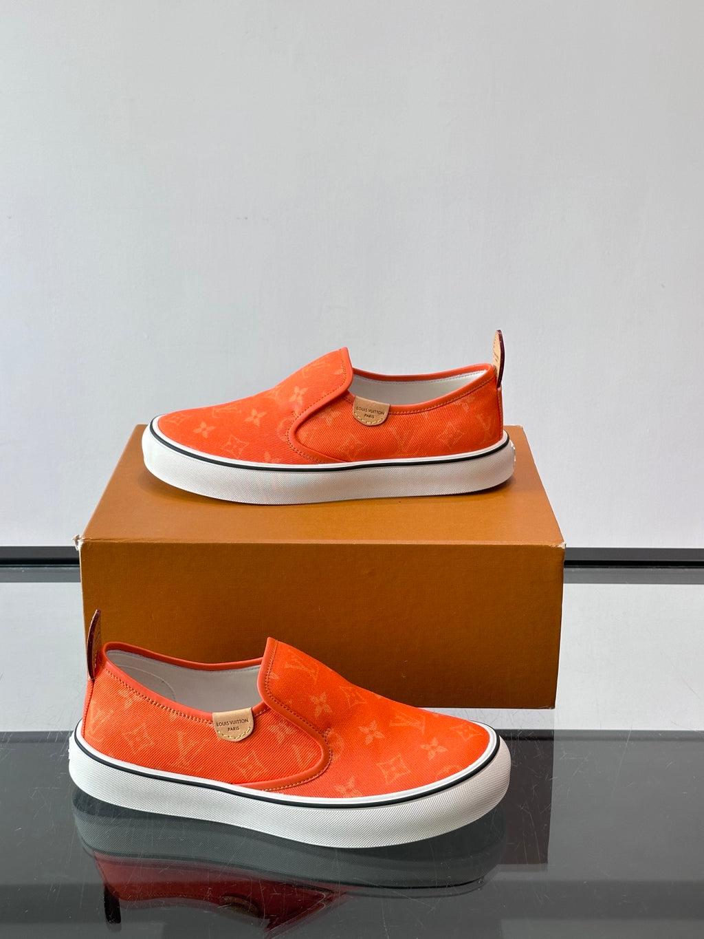 Сліпони з текстилю Louis Vuitton × Vans