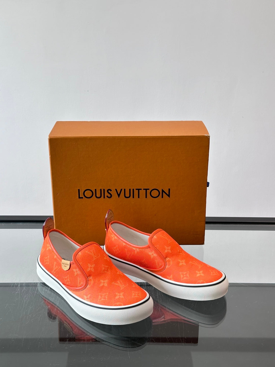 Сліпони з текстилю Louis Vuitton × Vans