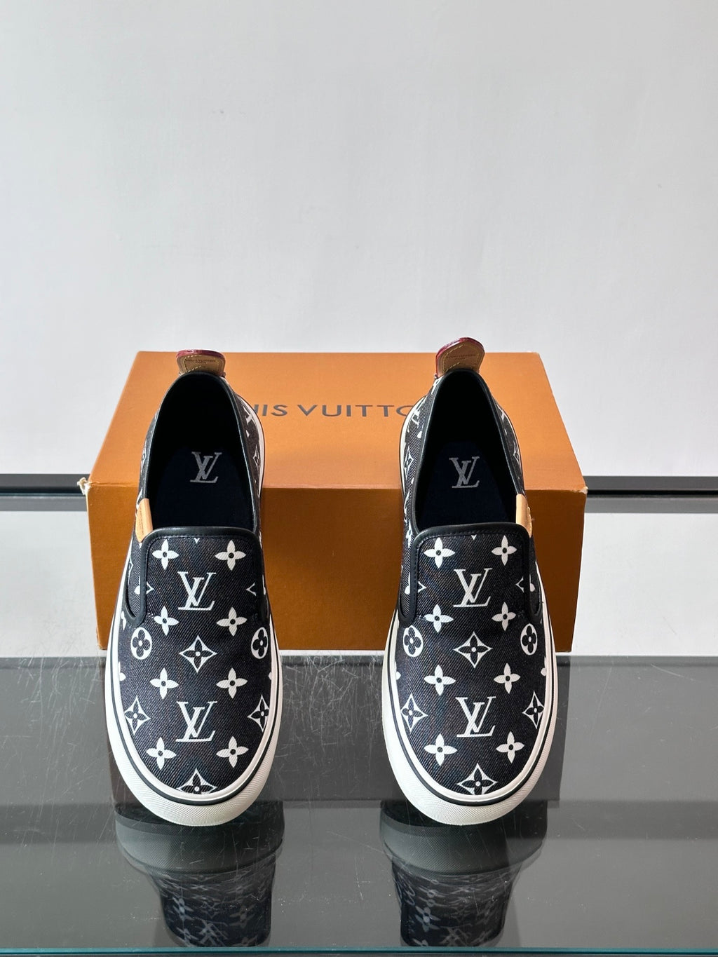 Сліпони з текстилю Louis Vuitton × Vans
