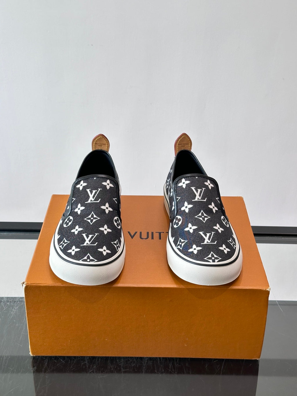 Сліпони з текстилю Louis Vuitton × Vans