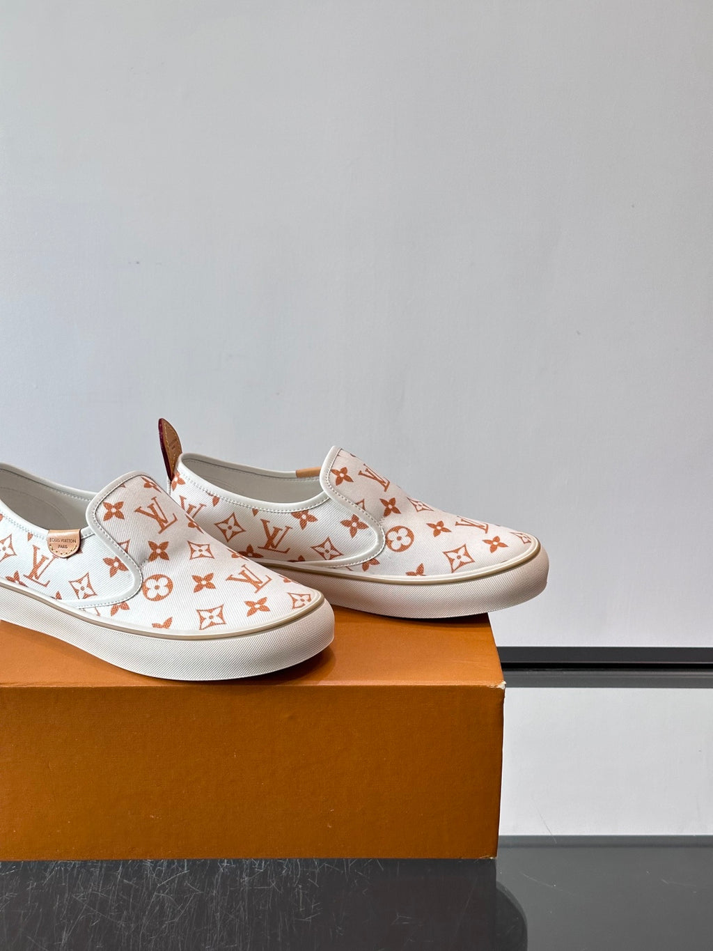 Сліпони з текстилю Louis Vuitton × Vans