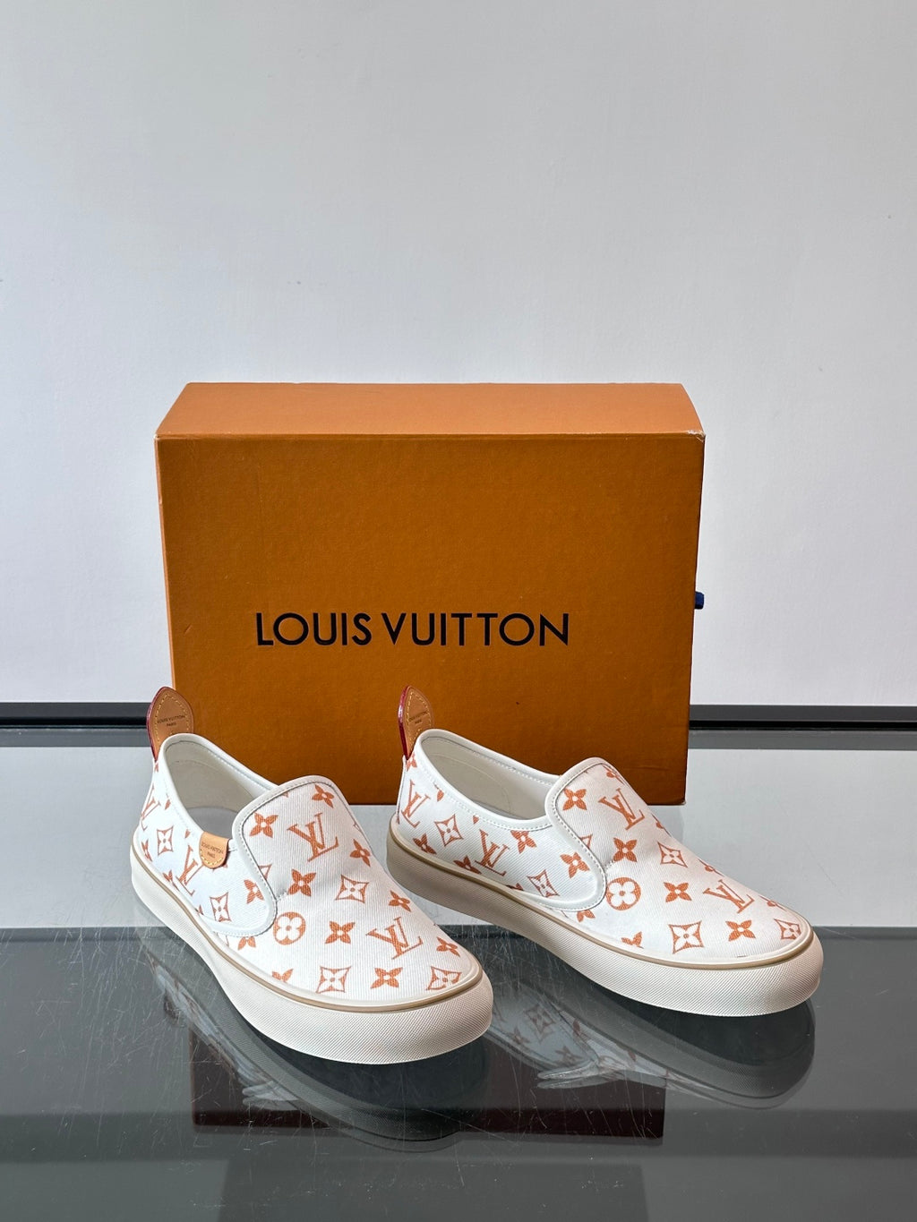 Сліпони з текстилю Louis Vuitton × Vans