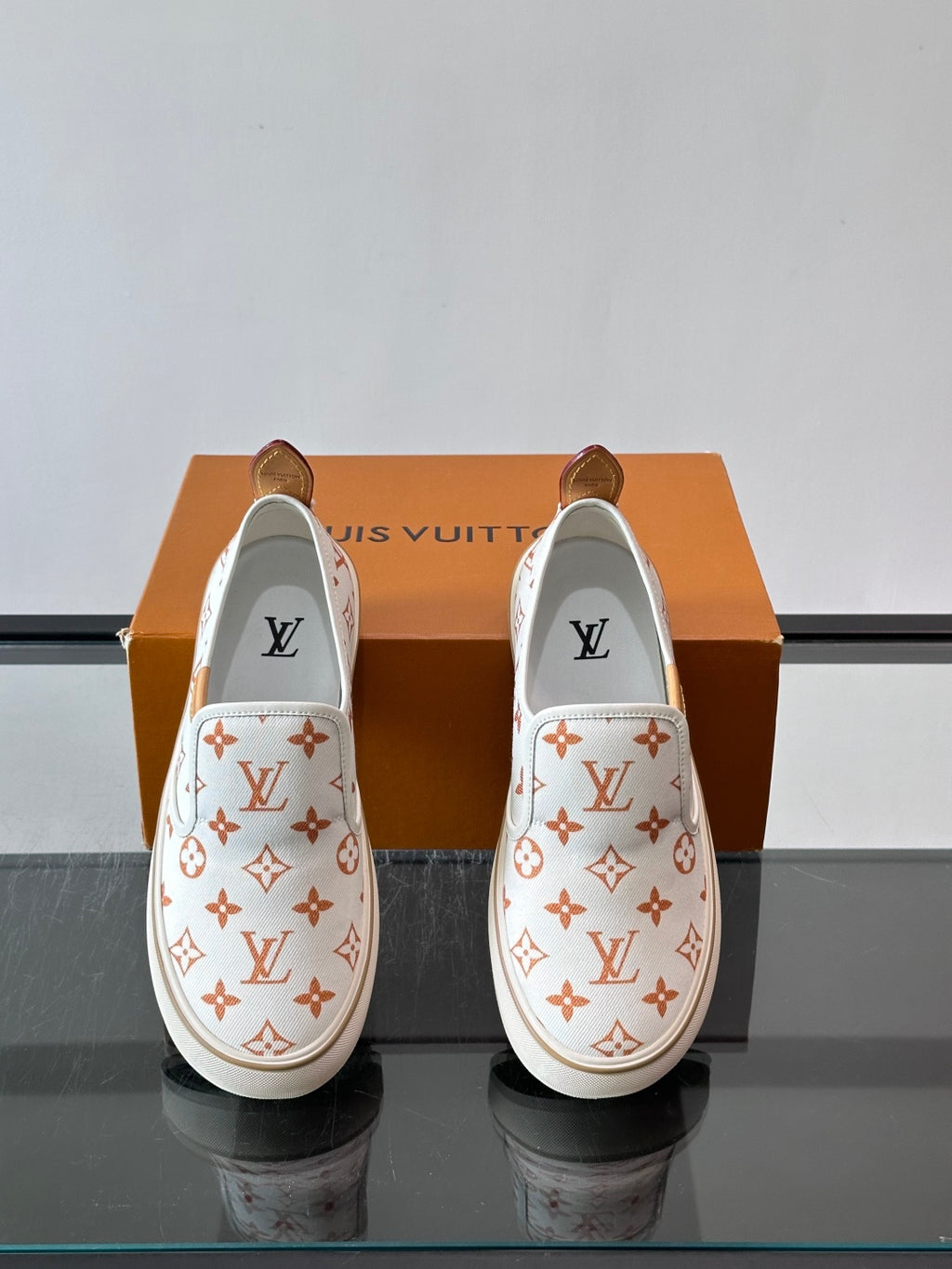 Сліпони з текстилю Louis Vuitton × Vans