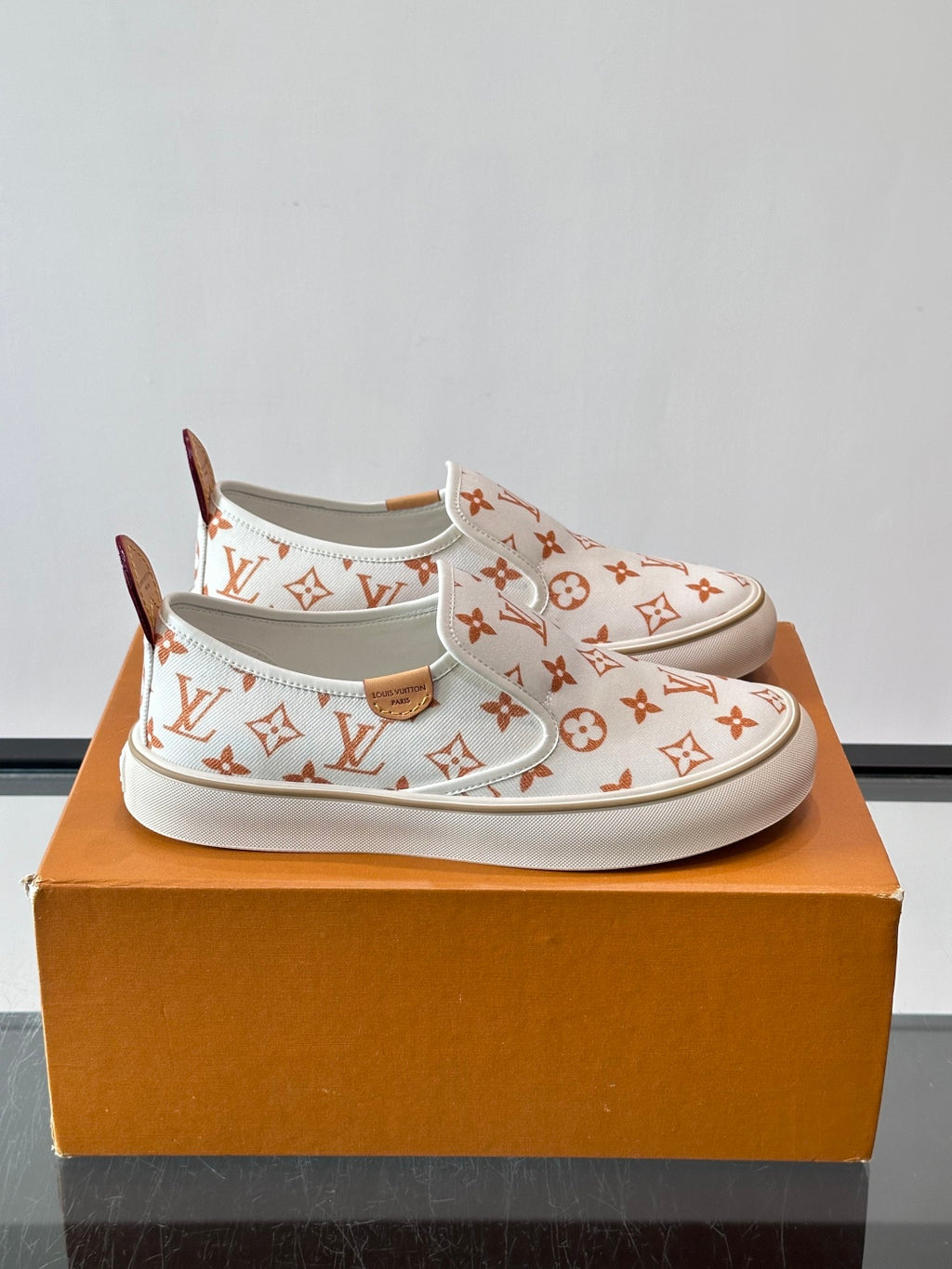 Сліпони з текстилю Louis Vuitton × Vans