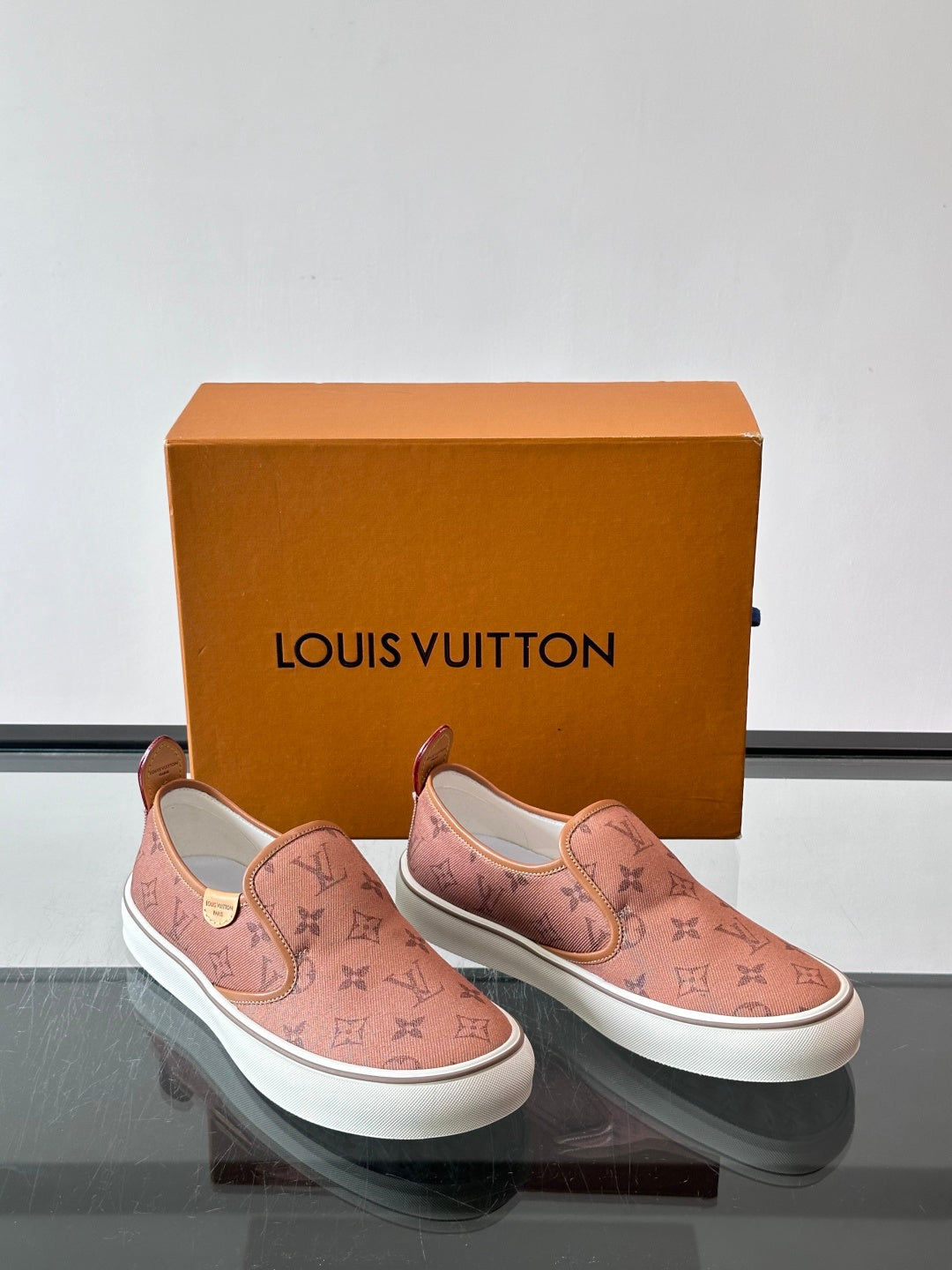 Сліпони з текстилю Louis Vuitton × Vans