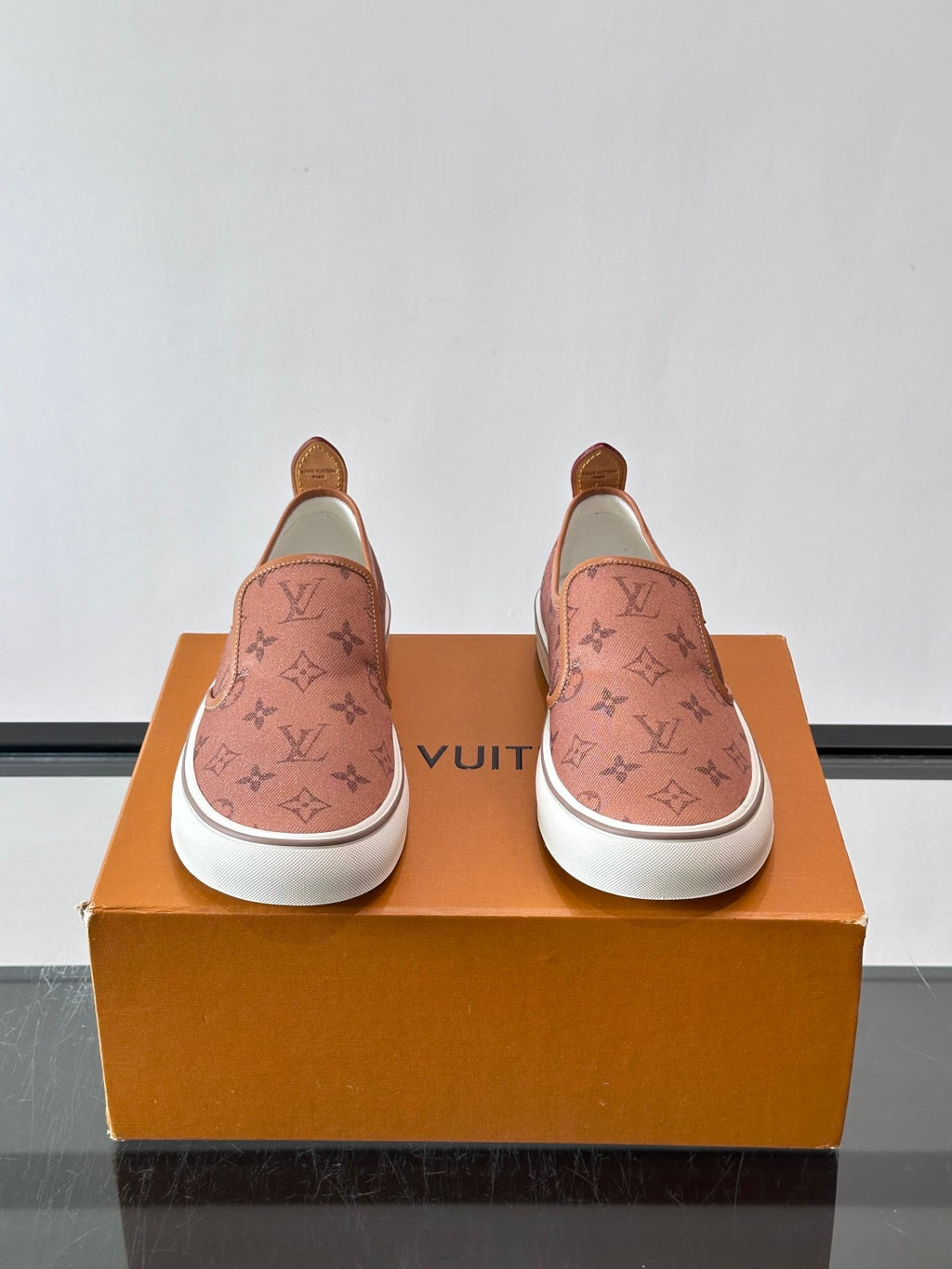 Сліпони з текстилю Louis Vuitton × Vans