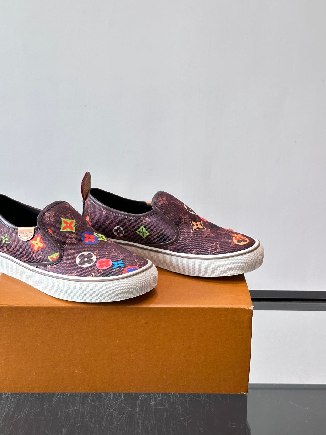 Сліпони з текстилю Louis Vuitton × Vans