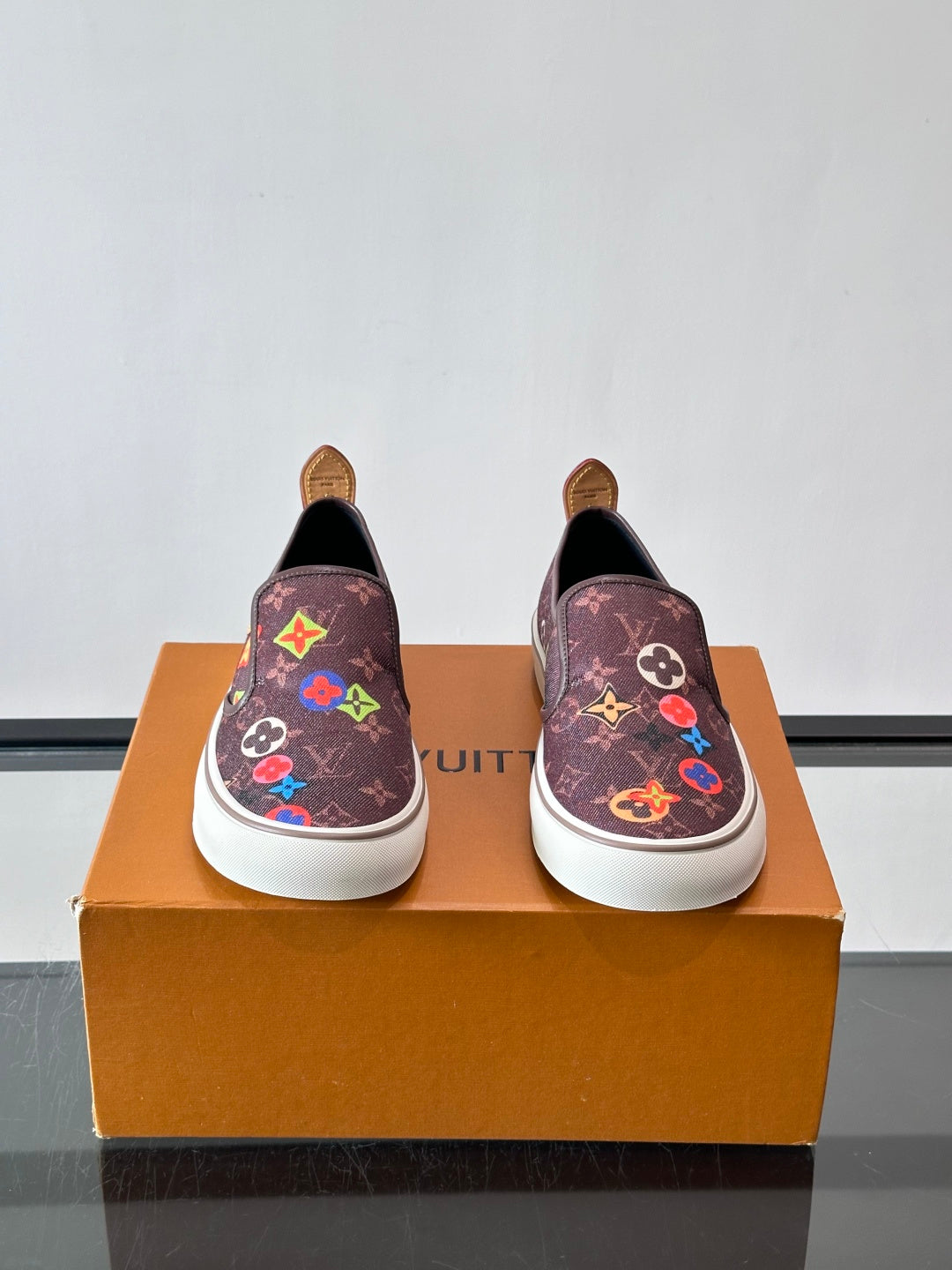 Сліпони з текстилю Louis Vuitton × Vans