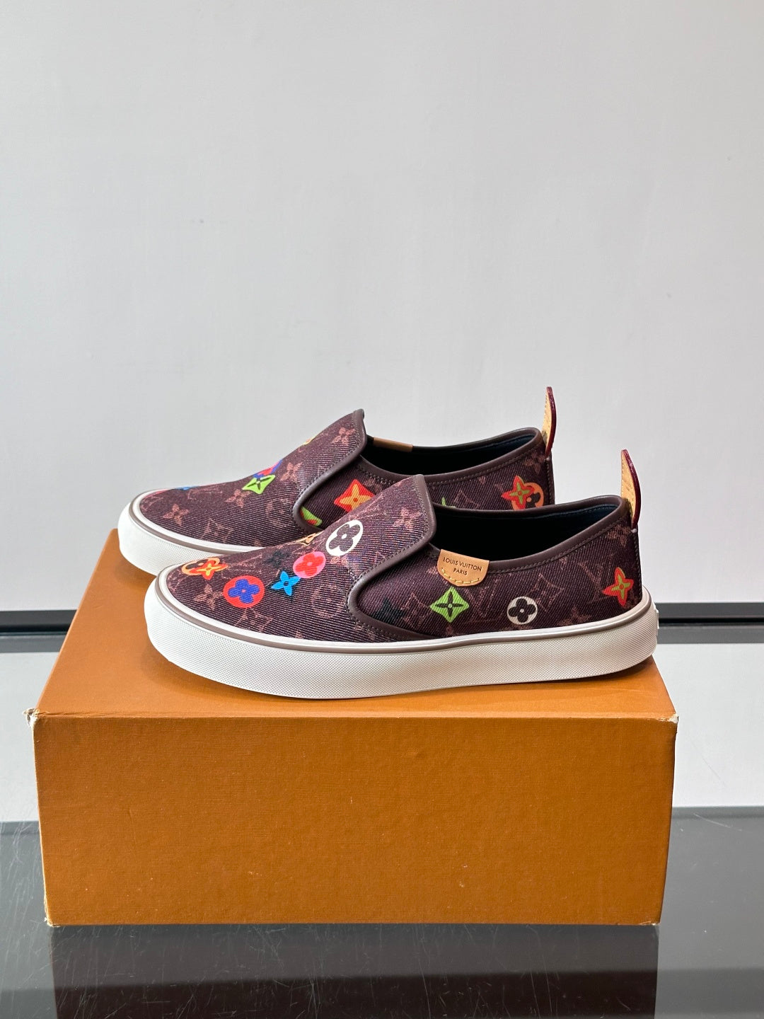 Сліпони з текстилю Louis Vuitton × Vans
