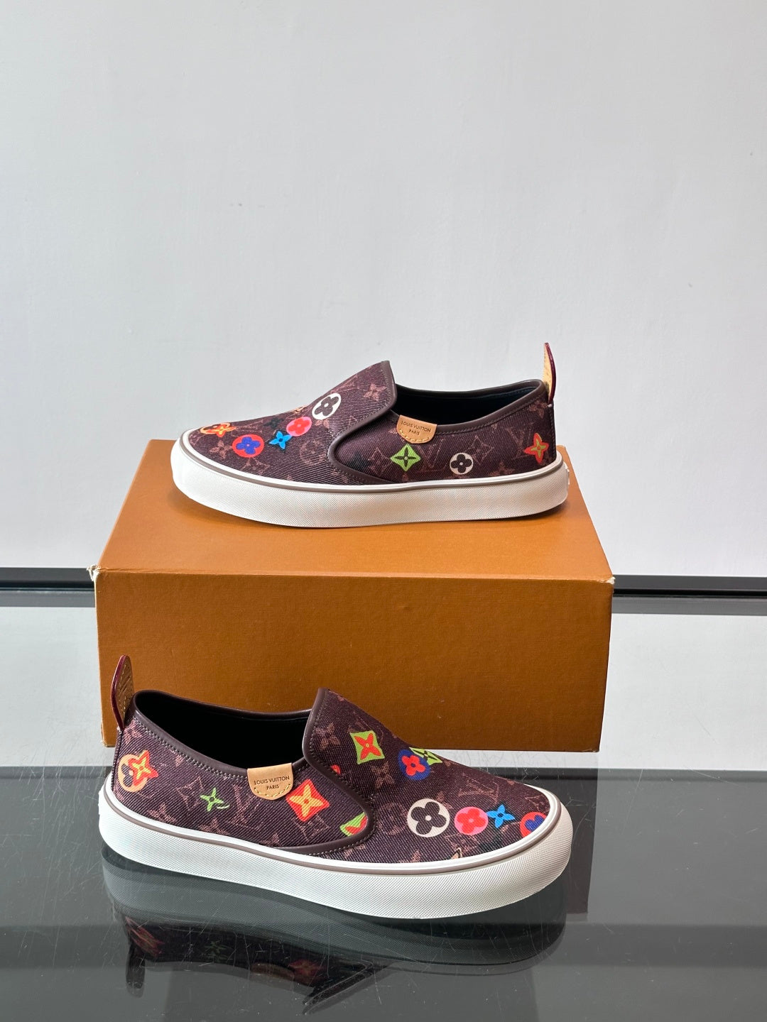 Сліпони з текстилю Louis Vuitton × Vans