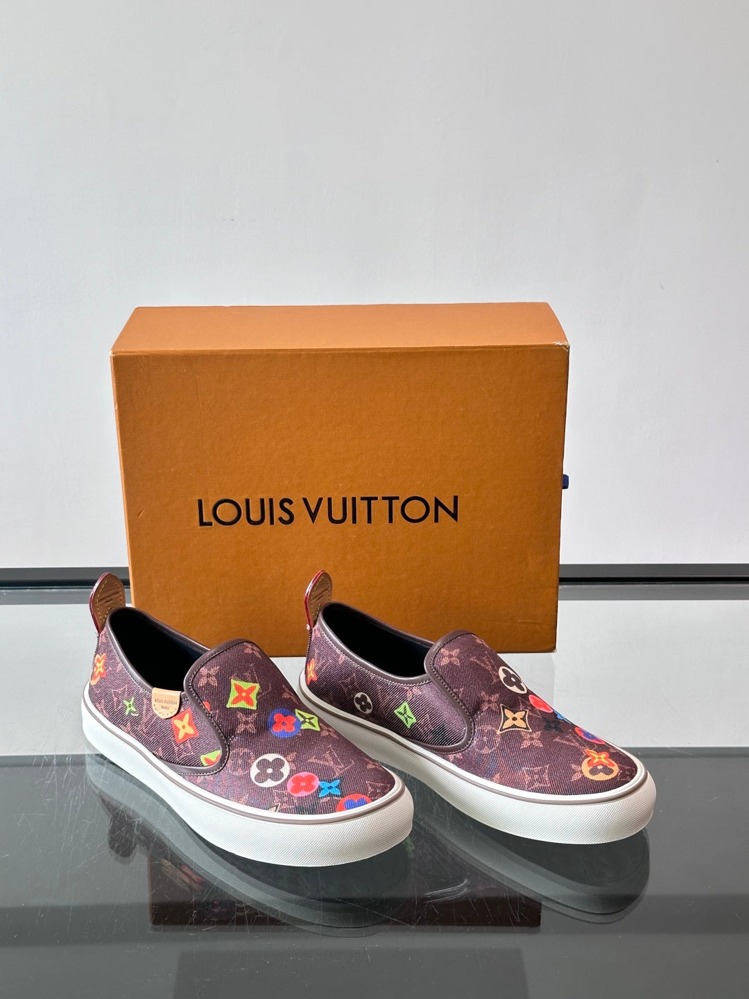 Сліпони з текстилю Louis Vuitton × Vans