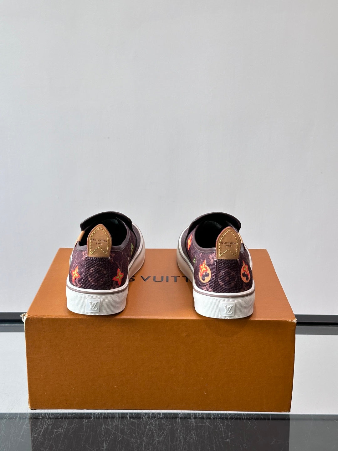 Сліпони з текстилю Louis Vuitton × Vans