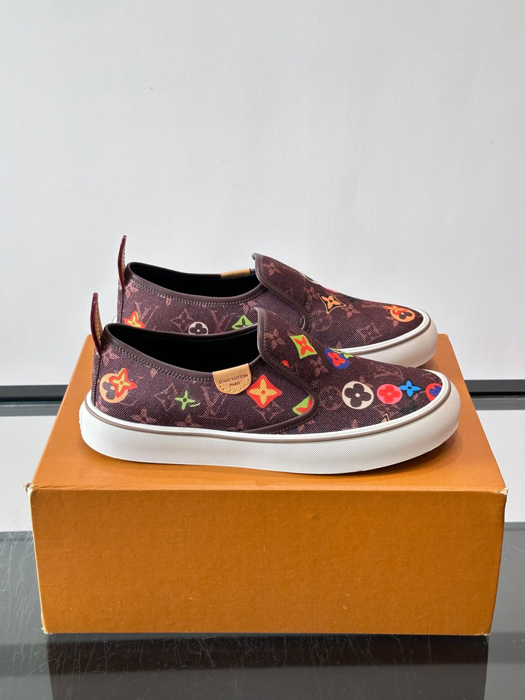 Сліпони з текстилю Louis Vuitton × Vans