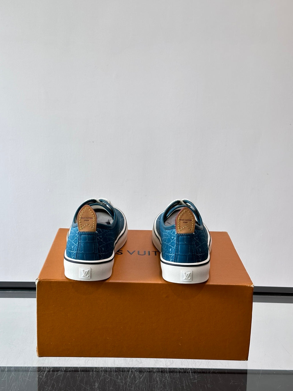 Кеди з натуральної шкіри та текстилю Louis Vuitton × Vans