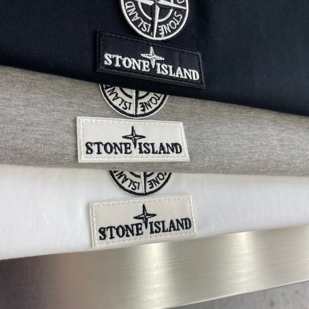 Бавовняний лонгслів Stone Island — фото 6
