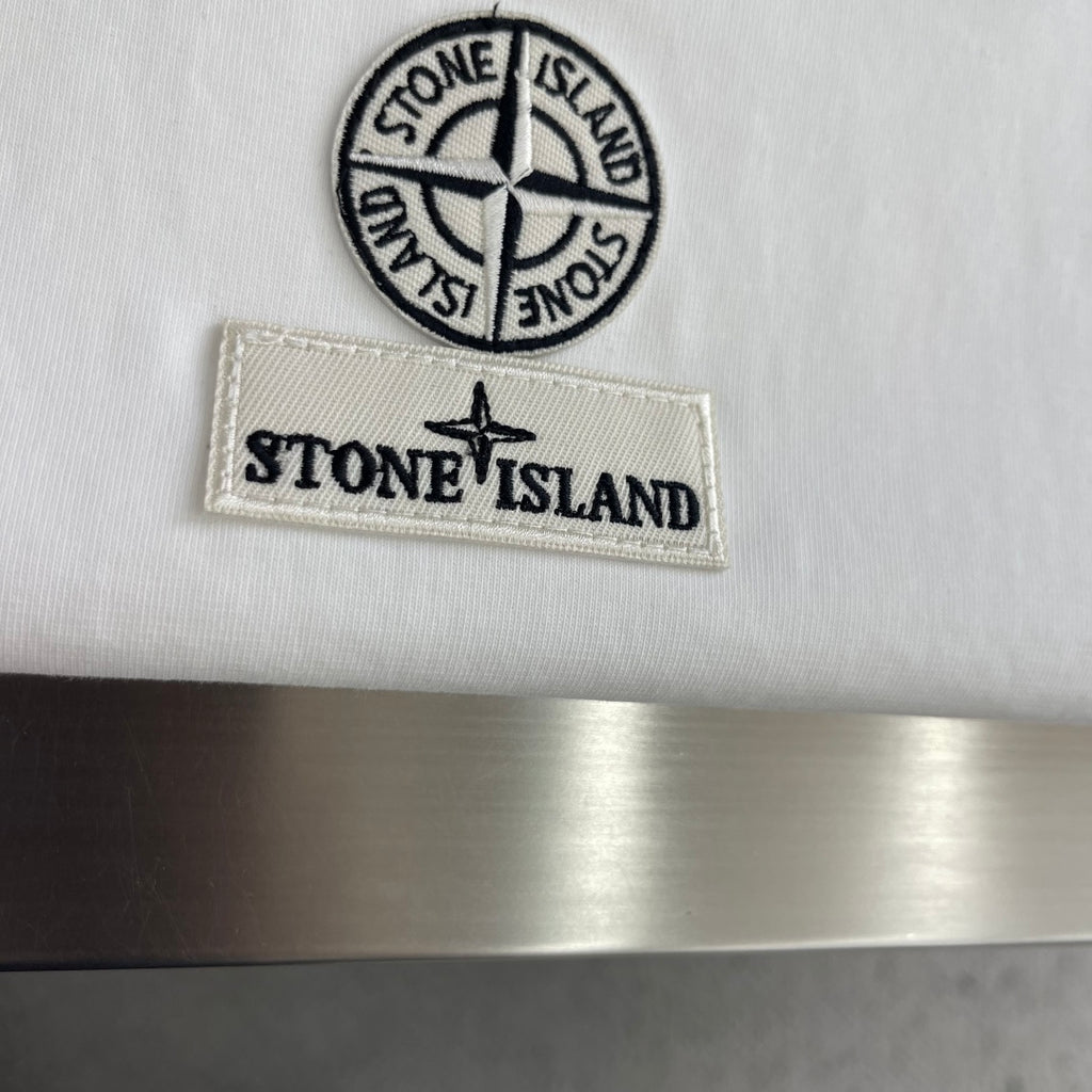 Бавовняний лонгслів Stone Island — фото 4