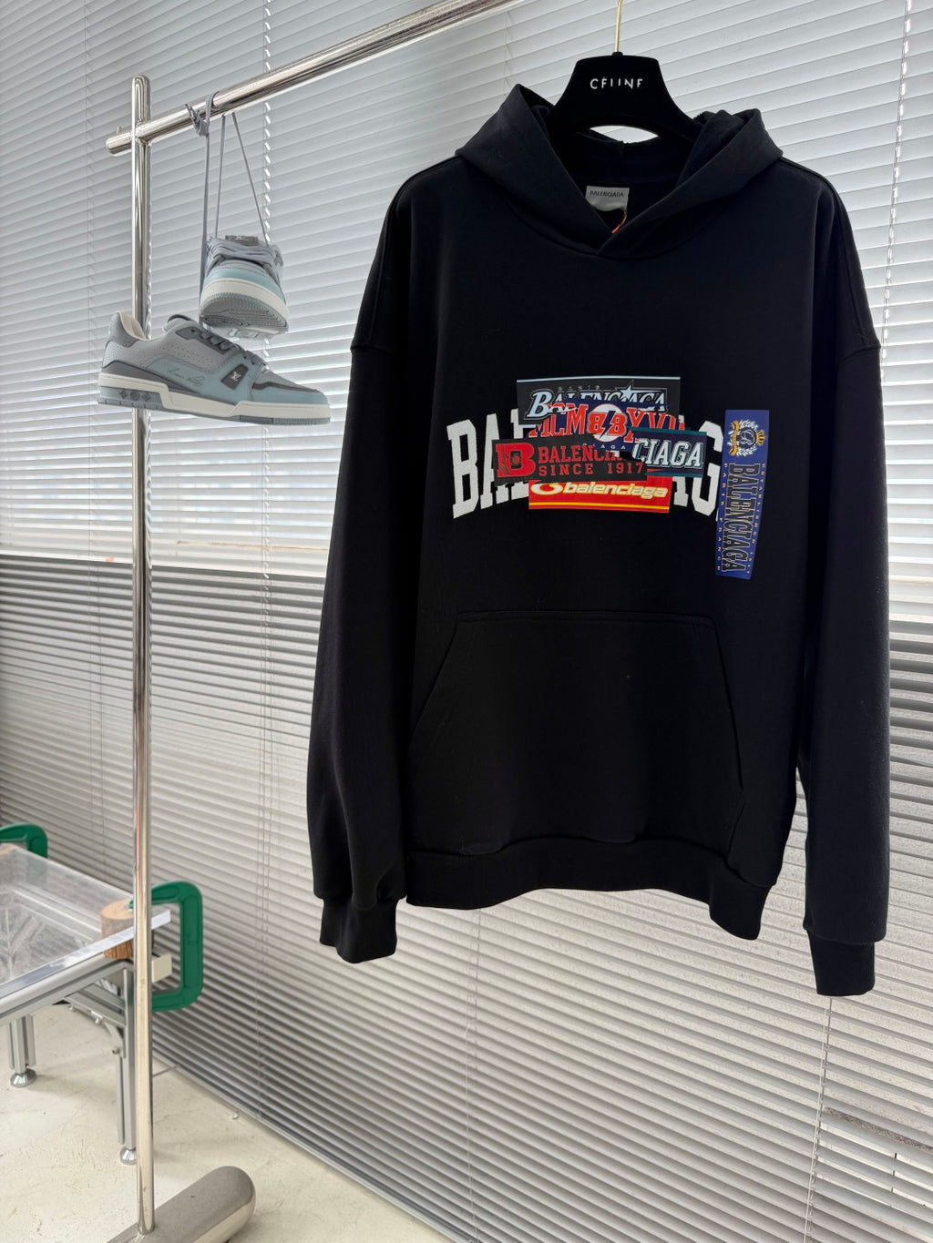Бавовняне худі Balenciaga Bumper Stickers — фото 1