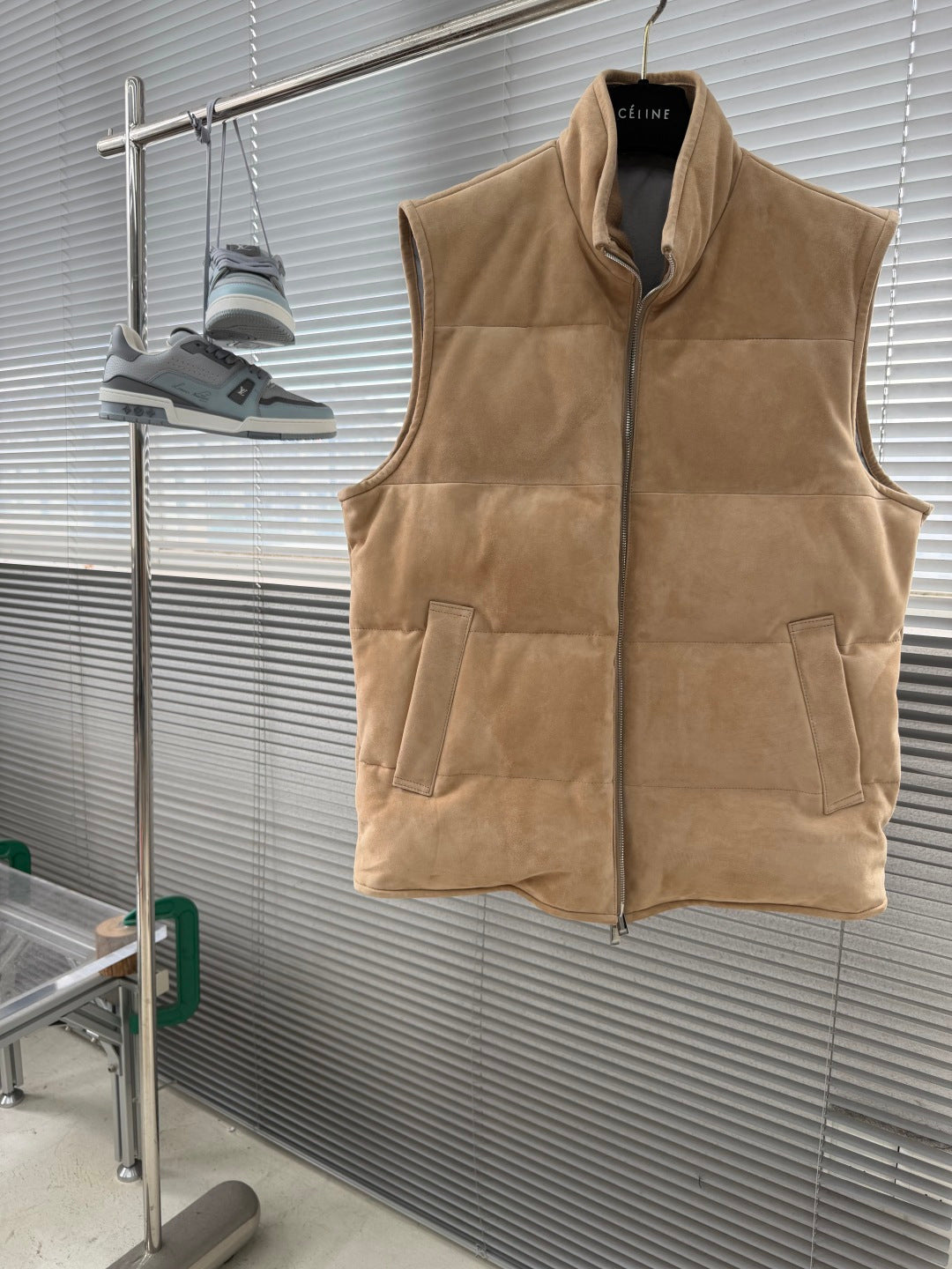 Шкіряний жилет Zegna — фото 2