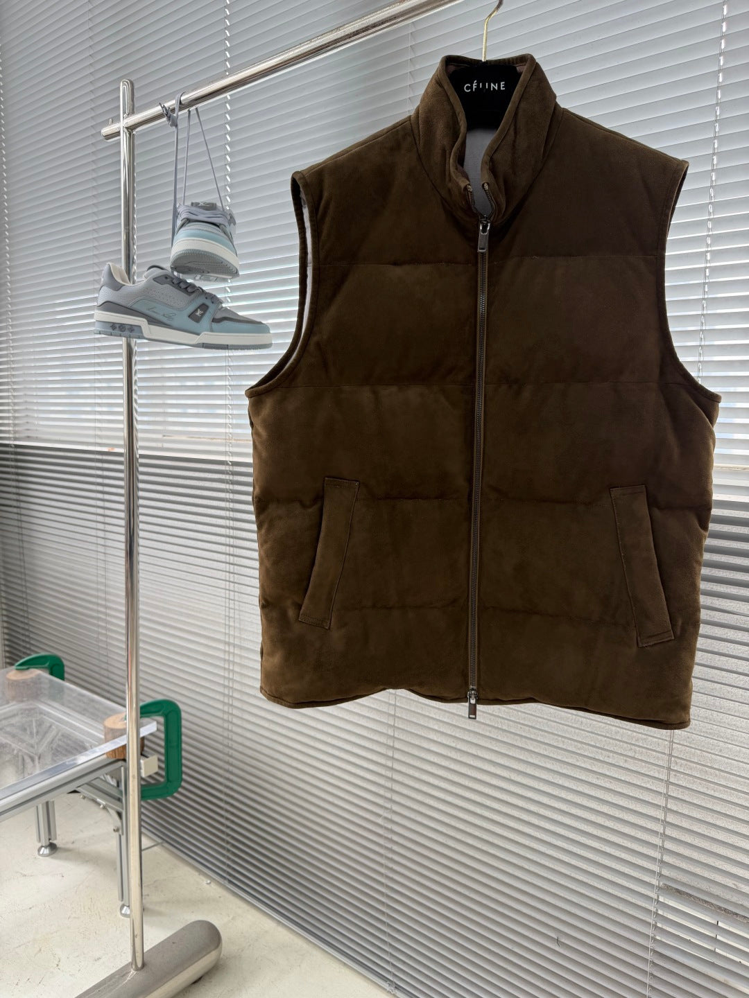 Шкіряний жилет Zegna — фото 1
