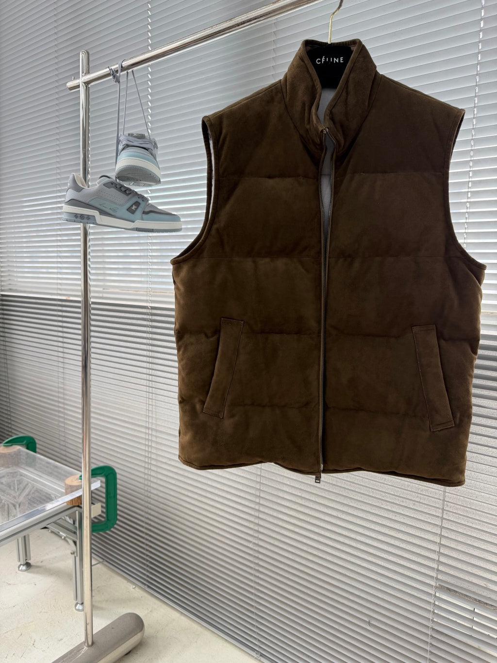Шкіряний жилет Zegna — фото 2