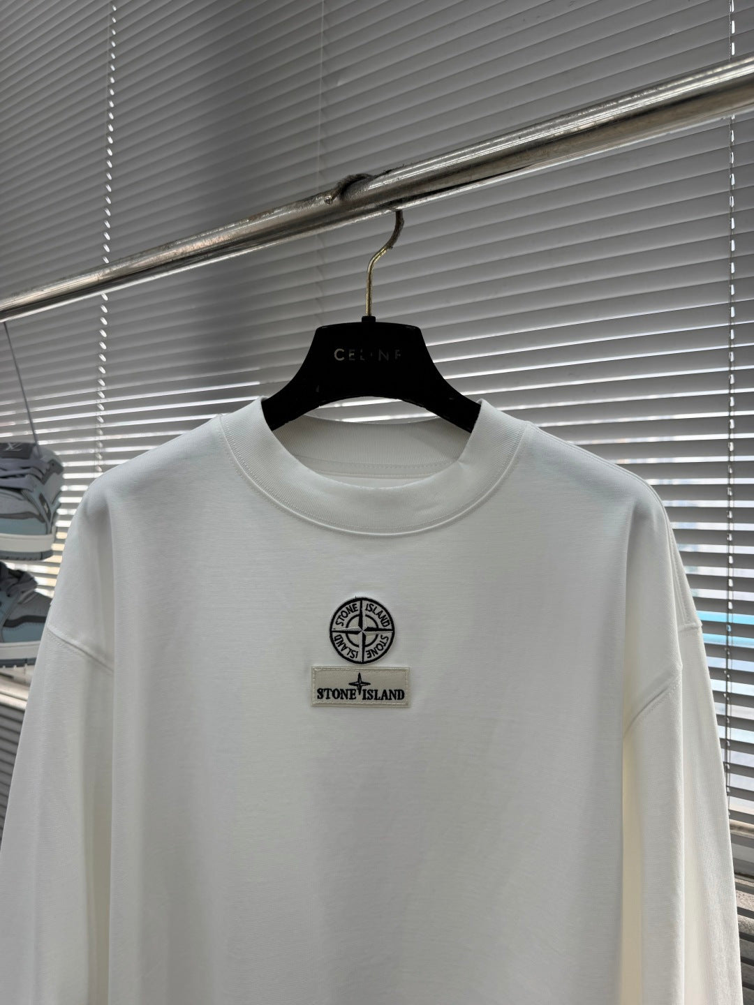 Бавовняний лонгслів Stone Island — фото 2