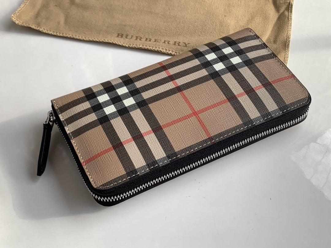 Гаманець Burberry Vintage з текстилю й натуральної шкіри — фото 3