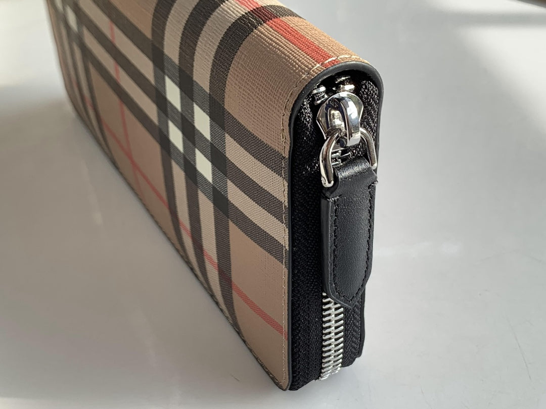 Гаманець Burberry Vintage з текстилю й натуральної шкіри — фото 5
