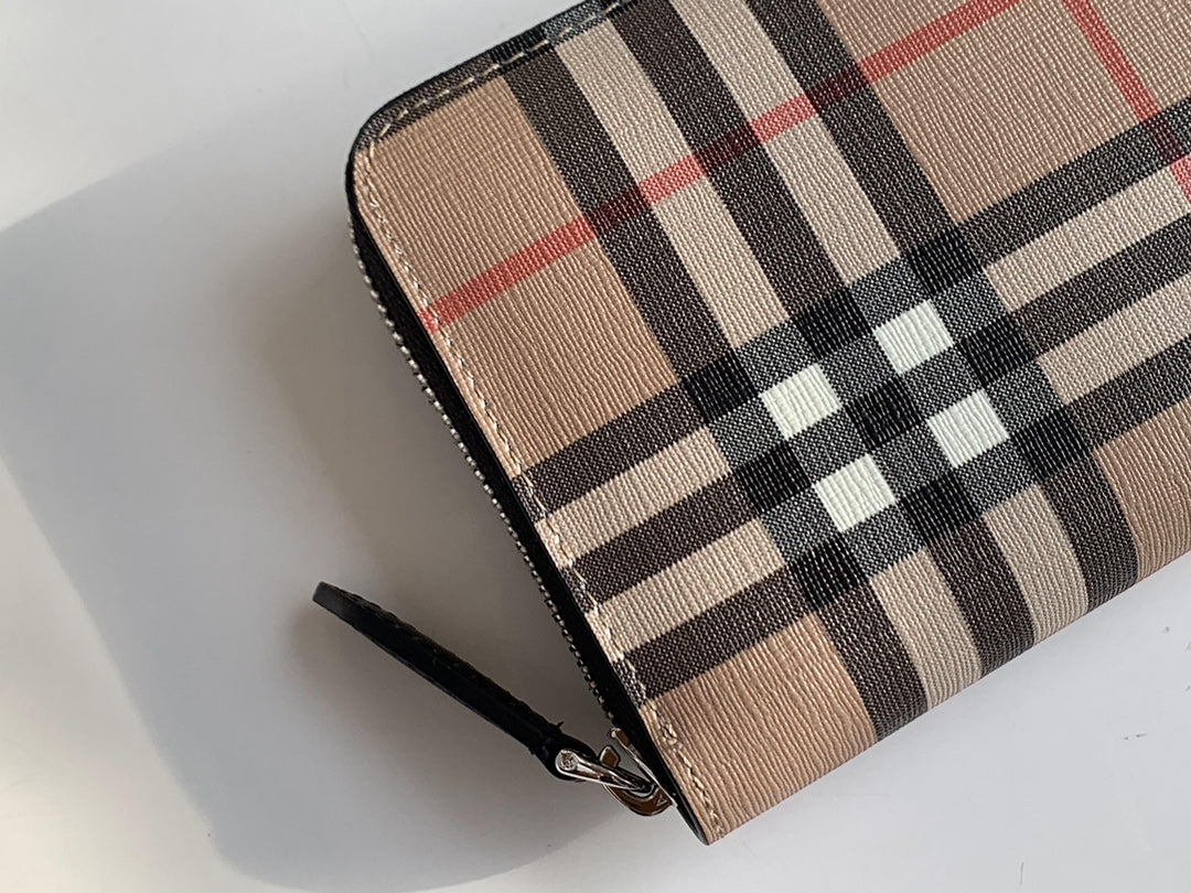 Гаманець Burberry Vintage з текстилю й натуральної шкіри — фото 4