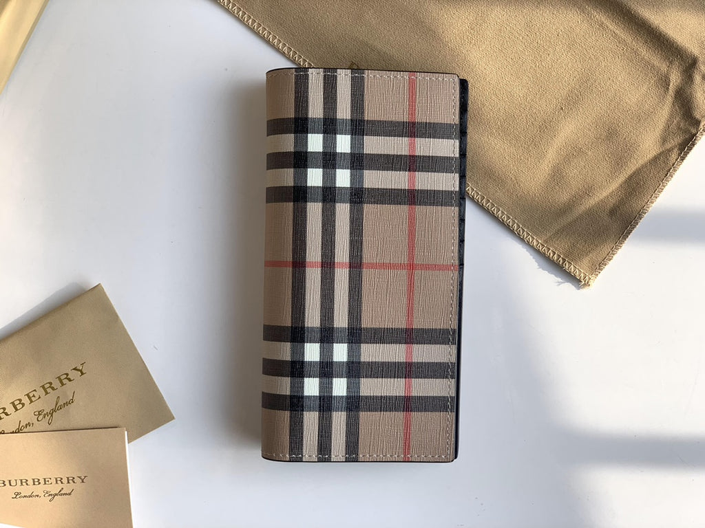 Гаманець Burberry Vintage з текстилю й натуральної шкіри — фото 2