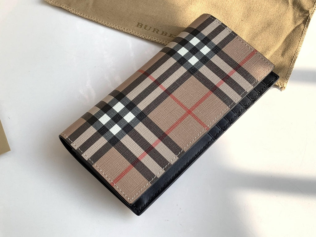 Гаманець Burberry Vintage з текстилю й натуральної шкіри — фото 3