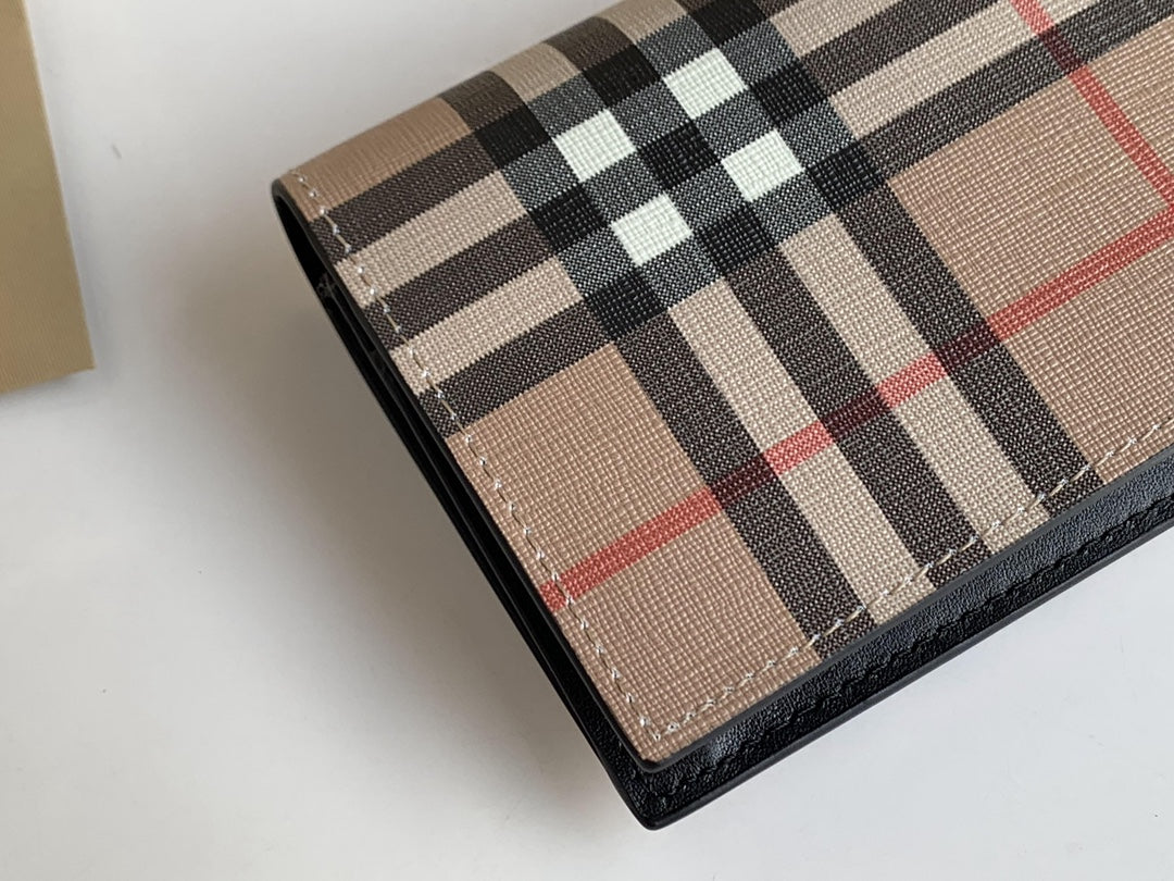 Гаманець Burberry Vintage з текстилю й натуральної шкіри — фото 4