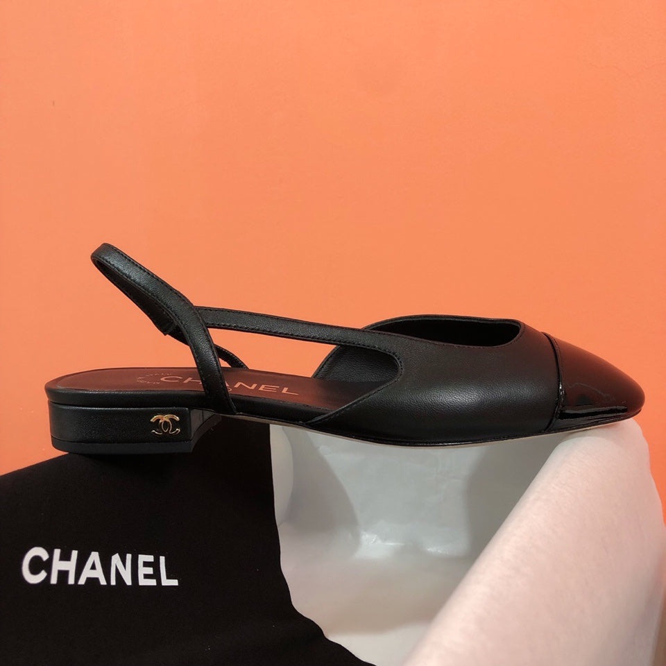 Жіночі зручні шкіряні сандалі Chanel