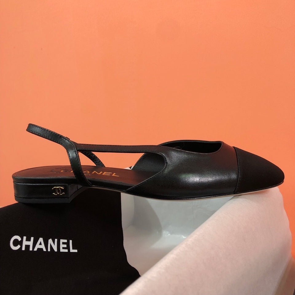 Жіночі зручні шкіряні сандалі Chanel