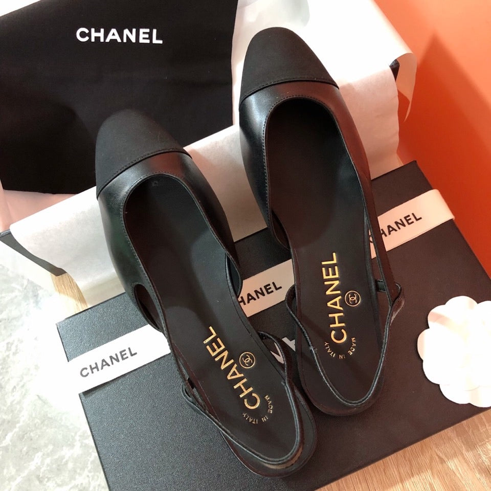 Жіночі зручні шкіряні сандалі Chanel
