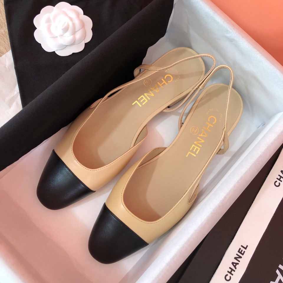 Жіночі зручні шкіряні сандалі Chanel