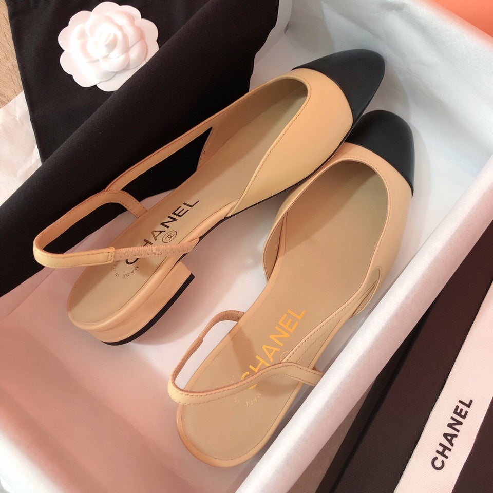 Жіночі зручні шкіряні сандалі Chanel