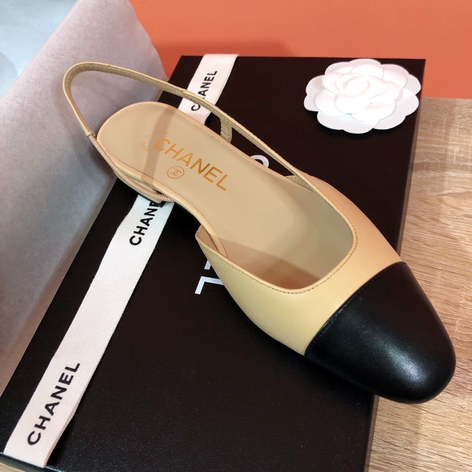 Жіночі зручні шкіряні сандалі Chanel