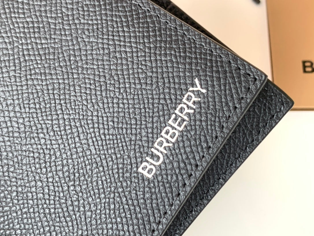 Гаманець Burberry із зернистої натуральної шкіри — фото 5
