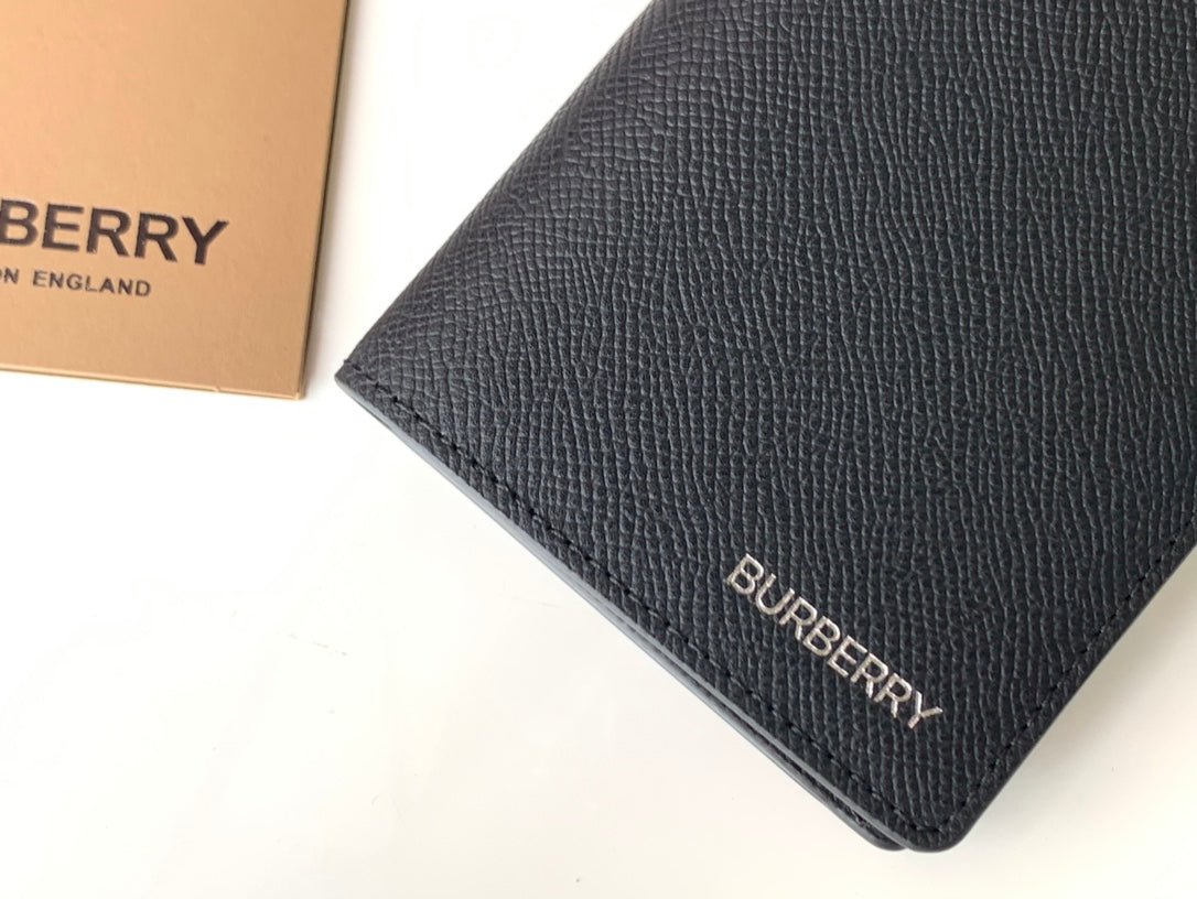Гаманець Burberry із зернистої натуральної шкіри — фото 4
