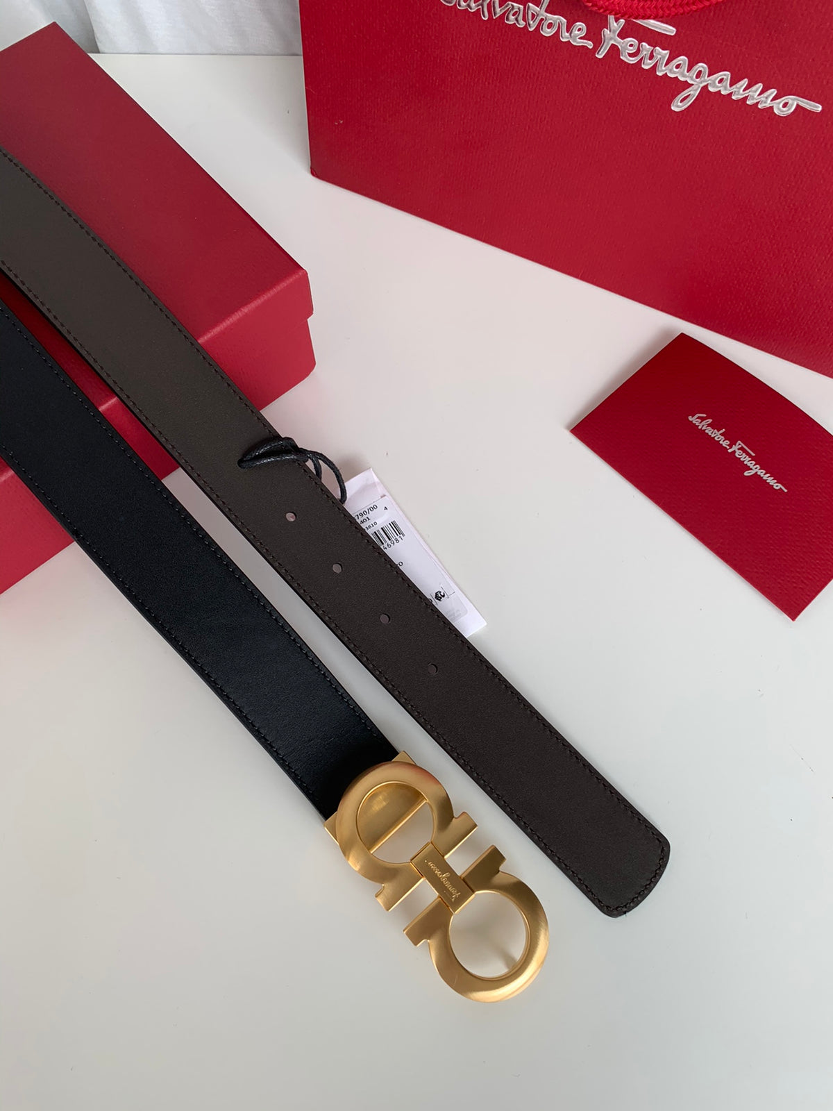 Ремінь Salvatore Ferragamo — фото 4