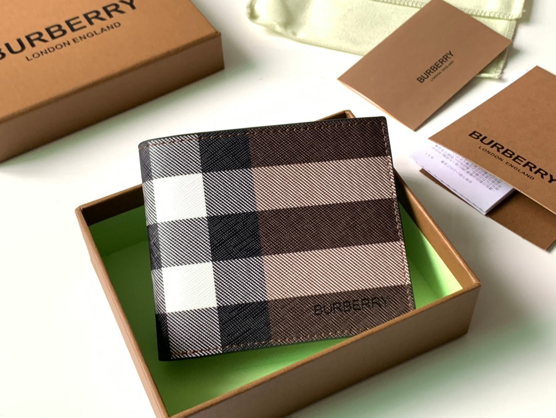 Гаманець Burberry Vintage з текстилю й натуральної шкіри — фото 1